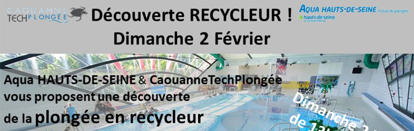 En coopération avec AQUA92, CaouanneTechPlongée a animé un stage d’initiation à la plongée recycleur au profit de Laurent, Philippe et Hervé